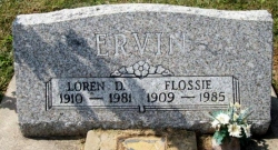 Loren D and Flossie Ervin